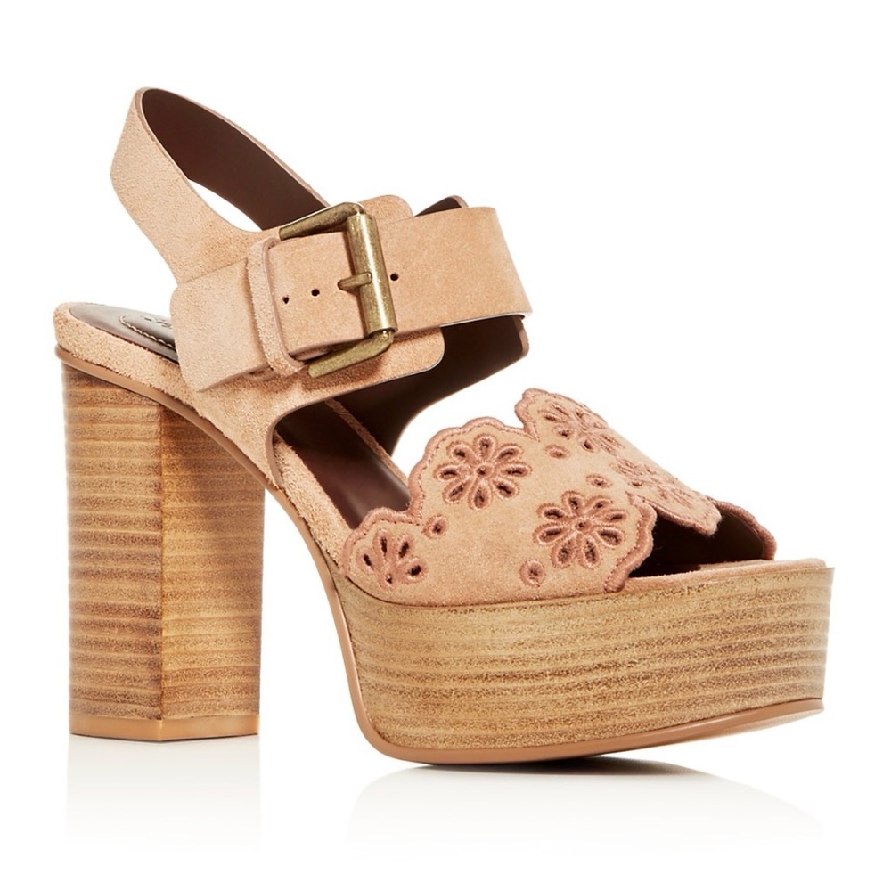 See By Chloe Pink Platform Sandals